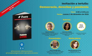 Lanzamiento Revista Foro 101-102. Tertulia: Democracia, derechos y pandemia